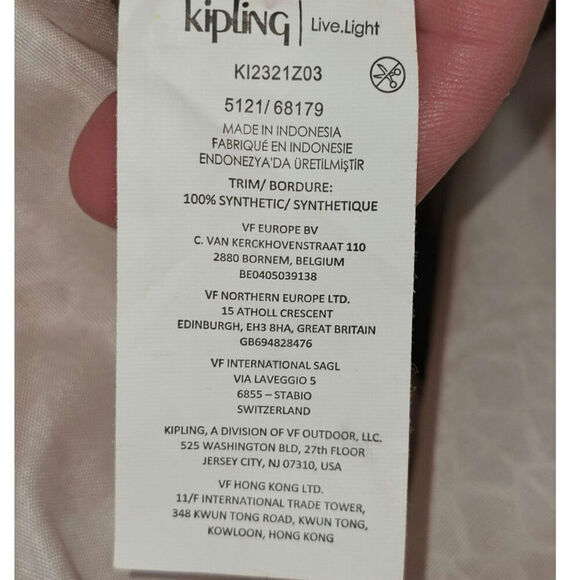 Kipling Asseni Tote Bag in Warm Rose Pink - Picture 10 of 13